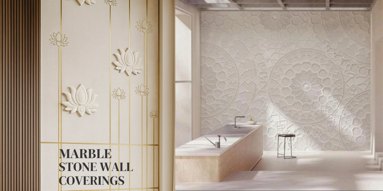 Natural stone wall Carving